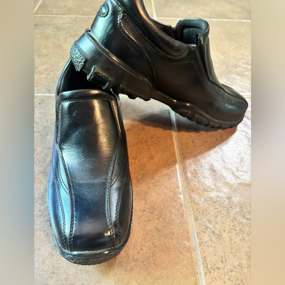 Men's Black Slip-On Shoes